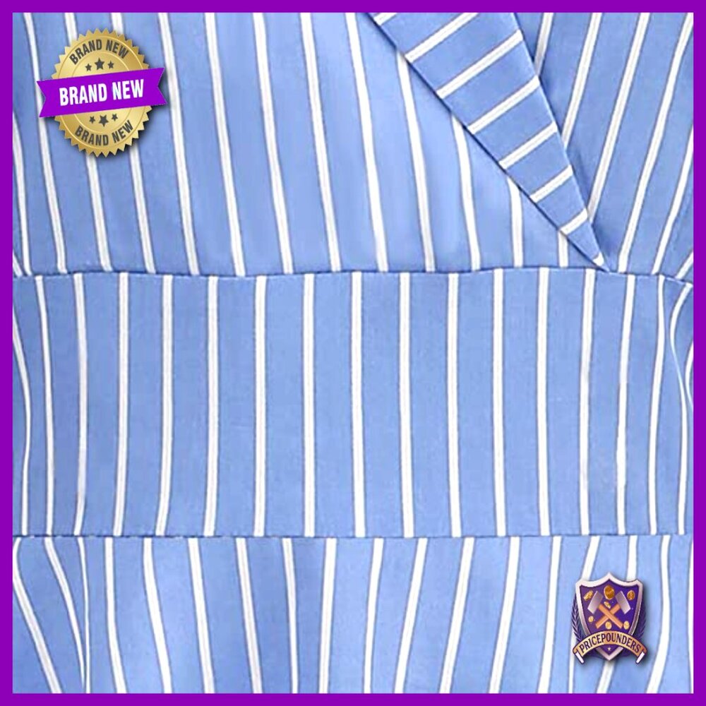 Vintage Notched Lapel Swing Dress Retro Cocktail Party Elegant Knee Length - Picture 6 of 7